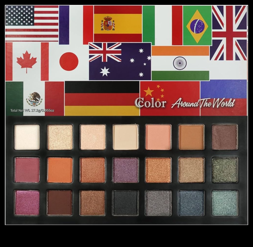 اللوحات الملونة: استكشاف تنوع لوحات ظلال العيون