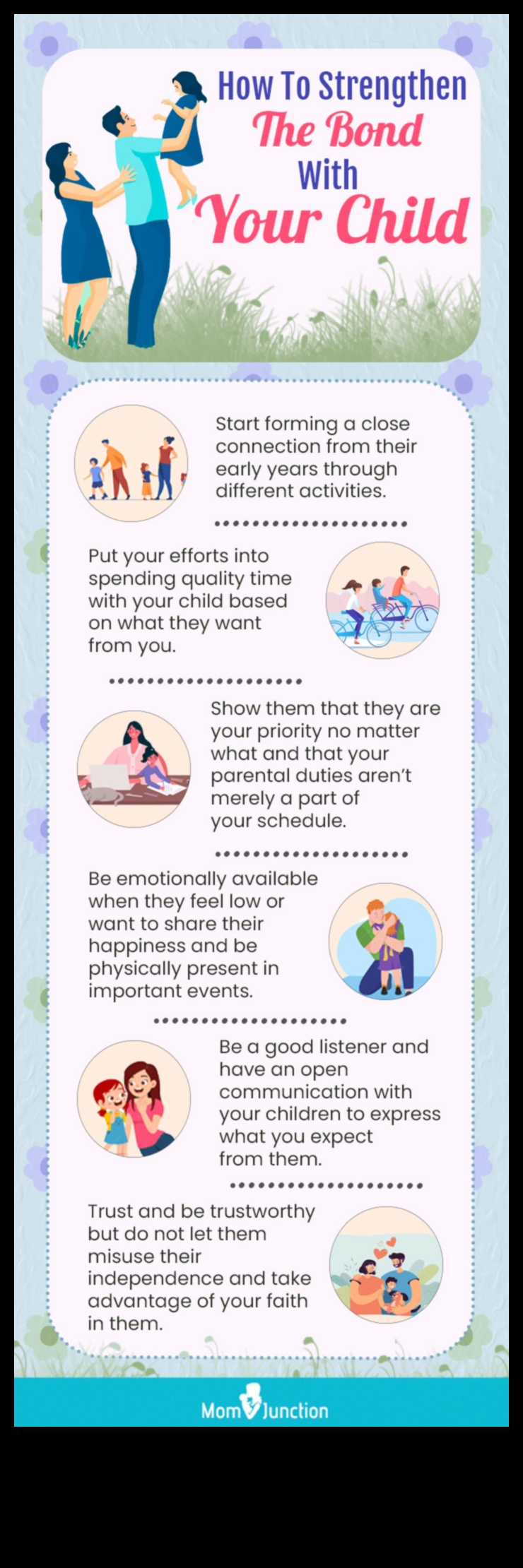 الترابط السعيد 5 طرق لتقوية العلاقة بين الوالدين والطفل 3 الترابط السعيد: تعزيز الاتصال بين الوالدين والطفل