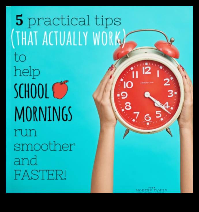 بطانات توفير الوقت: نصائح تطبيقية سريعة للصباح المزدحم