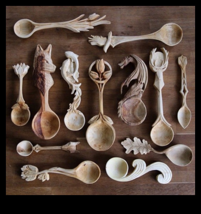 نحت الملعقة الخشبية: صناعة أدوات المطبخ ذات الشخصية
