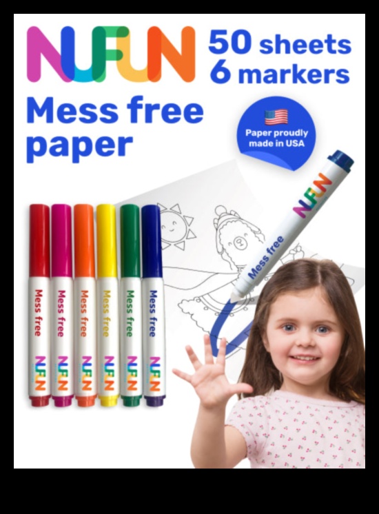 فن التحديد بدون فوضى: إبداعات DIY للأطفال بدون تنظيف