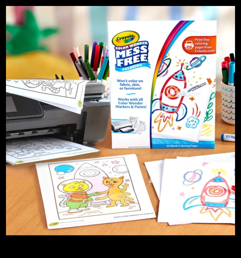 فن التحديد بدون فوضى: إبداعات DIY للأطفال بدون تنظيف